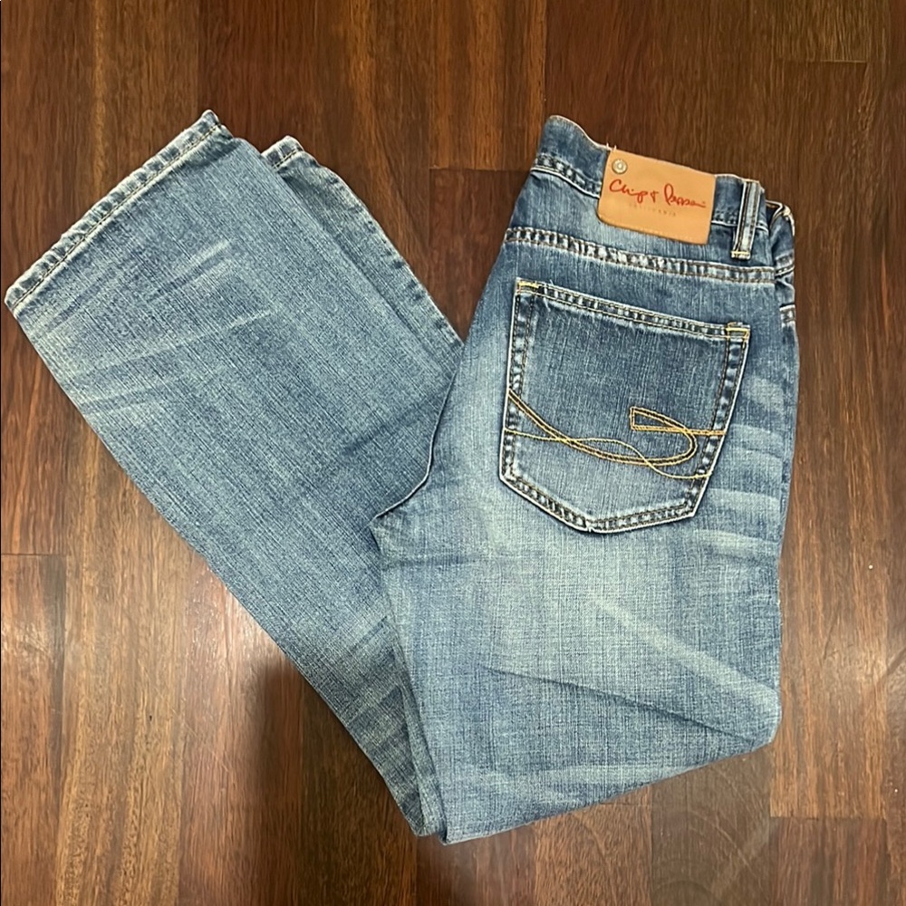 Chip & Pepper Bobby Bootcut Distressed Jeans
